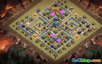 CoC Town Hall 12 Base Layouts & Maps | Trophy, War, Farming #27531