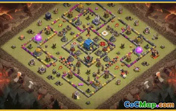 CoC Town Hall 12 Base Layouts & Maps | Trophy, War & Home Village #30271