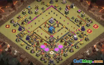 CoC Town Hall 12 Base Layouts & Maps | Trophy, War & Home Villages #31617