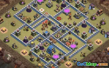 CoC Town Hall 12 Base Layouts & Maps | War, Farming & Main Village #27673
