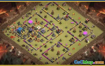 CoC Town Hall 12 Base Layouts & Maps | War, Farming, Trophy #29936
