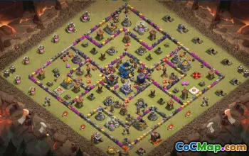 CoC Town Hall 12 Base Layouts & Maps | War & Trophy Bases #30716