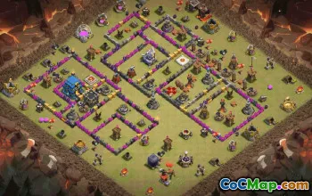 CoC Town Hall 12 Base Layouts & Maps | War & Trophy Bases #31175