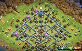 CoC Town Hall 12 Base Layouts & Maps | War & Trophy Bases #31883