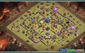 CoC Town Hall 12 Base Layouts & Maps | War & Trophy Defense #30270