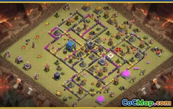 CoC Town Hall 12 Base Layouts & Maps | War & Trophy Defense #30378