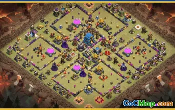 CoC Town Hall 12 Base Layouts & Maps | War, Trophy, Farming #28563