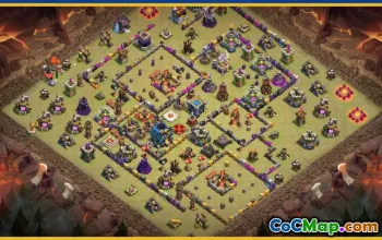 CoC Town Hall 12 Base Layouts & Maps | War, Trophy, Home Village #27592