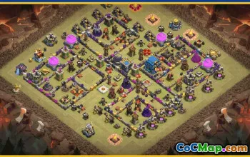 CoC Town Hall 12 Base Layouts & Maps | War, Trophy & Home Village #28204