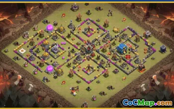 CoC Town Hall 12 Base Layouts & Maps | War, Trophy & Home Village #30116