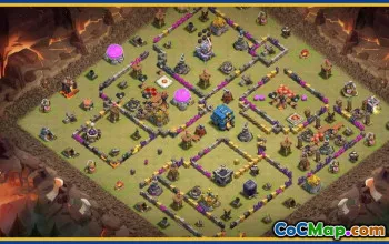 CoC Town Hall 12 Base Layouts & Maps | War, Trophy, Home Village #30362