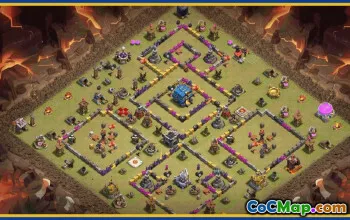 CoC Town Hall 12 Base Layouts & Maps | War, Trophy, Home Village #30380
