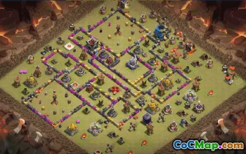 CoC Town Hall 12 Base Layouts & Maps | War, Trophy & Home Village #30848