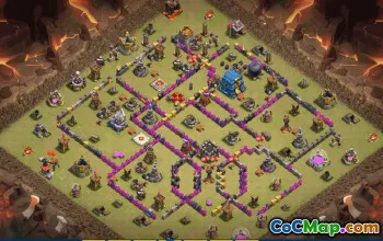 CoC Town Hall 12 Base Layouts & Maps | War, Trophy & Home Village #31170