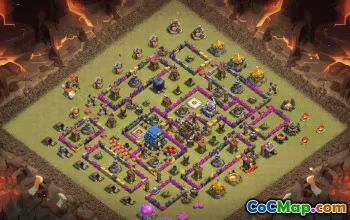 CoC Town Hall 12 Base Layouts & Maps | War, Trophy & Home Village #31675