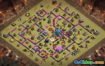 CoC Town Hall 12 Base Layouts & Maps | War, Trophy, Home Village #31755