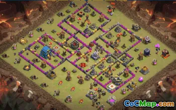 CoC Town Hall 12 Base Layouts & Maps | War, Trophy & Home Village #31802