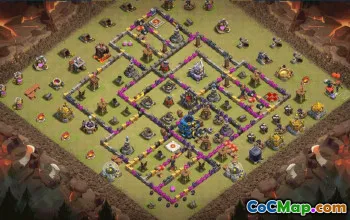 CoC Town Hall 12 Base Layouts & Maps | War, Trophy, & Village #30880