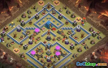 CoC Town Hall 12 Base Layouts & Symbols | Copy & Link #31876