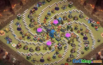 COC Town Hall 12 Base Düzenleri: Kupa, Hibrit ve Komik Haritalar #13455