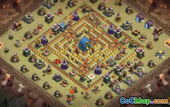 Primăria COC 12 machete de bază și hărți de trofeu - Copiați acum! #13330