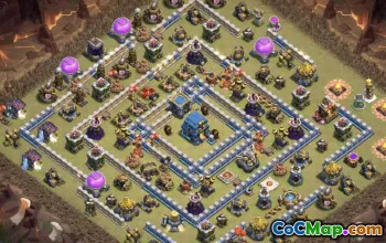 Coc Town Hall 12 Układy podstawowe: wioska, trofeum i mapy wojenne #15184