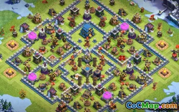 COC市政厅12基本布局：战争，耕种以及更多＃11431