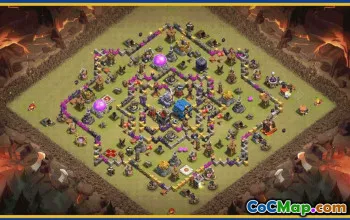 CoC Town Hall 12 Base Layouts | War, Farming & Trophy Maps #30269