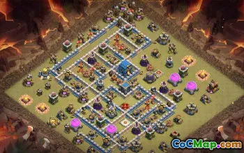 CoC Town Hall 12 Base Layouts & War Maps | Home Village & More #27355