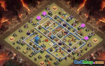 CoC Town Hall 12 Base Layouts & War Maps | Home Village & More #27356