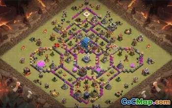 CoC Town Hall 12 Base Layouts & War Maps | Home Village, Trophy #31753