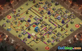 CoC Town Hall 12 Base Layouts & War Maps | Home Village, Trophy #33705