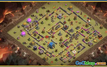 CoC Town Hall 12 Base Layouts & War Maps | Home Village & Trophy Bases #30107