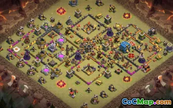 CoC Town Hall 12 Base Layouts & War Maps | Home Village & Trophy Bases #31921