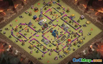 CoC Town Hall 12 Base Layouts & War Maps | Home Village, Trophy & More #30908