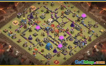 CoC Town Hall 12 Base Layouts & War Maps | Home Village, War Base #28671