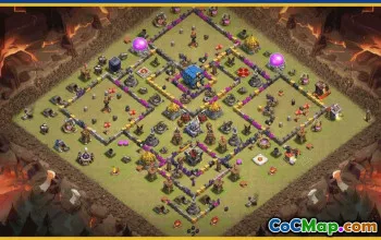 CoC Town Hall 12 Base Layouts | War, Trophy & Defend Maps #30195