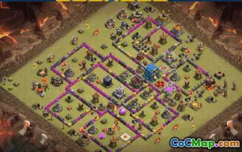 CoC Town Hall 12 Base Layouts | War & Trophy Defense Maps #31799