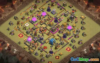CoC Town Hall 12 Base Layouts | War, Trophy & Defense Maps #32201