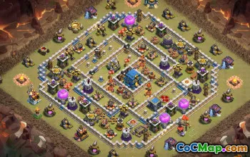 Coc Town Hall 12 Base Layouts: War, Trofee & Farming Maps #14495