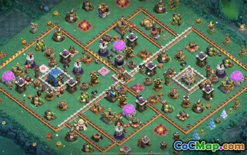 COC Town Hall 12 Baslayouter: War, Trophy & Farming Maps #15316