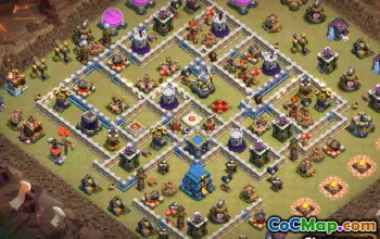 Radnice COC 12 Base Layouts: War, Trophy & Home Maps #14647