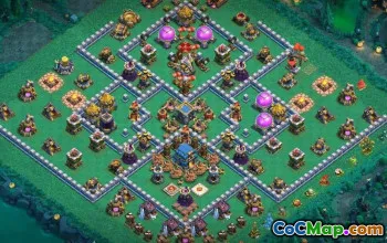CoC Town Hall 12 Base Layouts: War, Trophy & Home Maps #17237