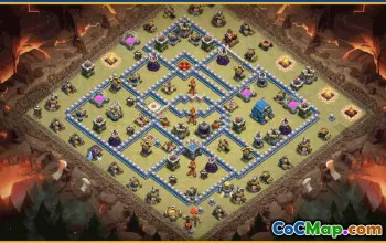 CoC Town Hall 12 Base Layouts | War, Trophy & Home Village #29485