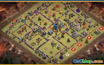 CoC Town Hall 12 Base Layouts | War, Trophy, Home Village & Map #27591