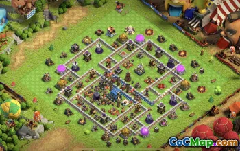 CoC Town Hall 12 Base Layouts | War, Trophy & Home Village Maps #27217