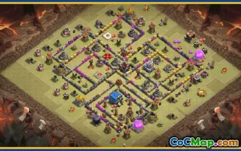 CoC Town Hall 12 Base Layouts | War, Trophy & Home Village Maps #30011