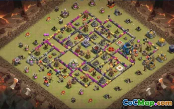 CoC Town Hall 12 Base Layouts | War, Trophy & Home Village Maps #30718