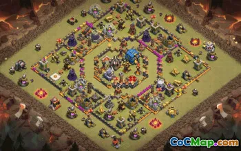 CoC Town Hall 12 Base Layouts with Links | War & Farming Maps #31491