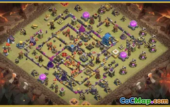 CoC Town Hall 12 Base Layouts with Links | War & Home Village #28380